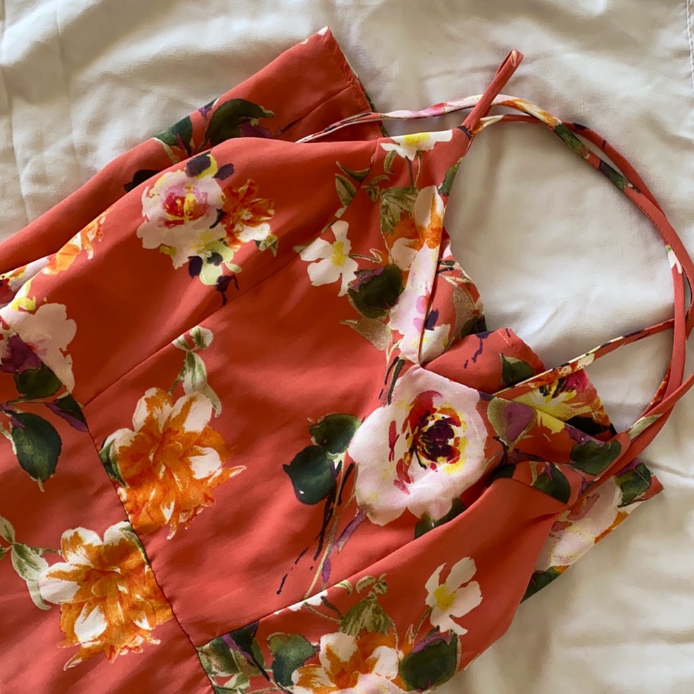 Maxi flowery dress